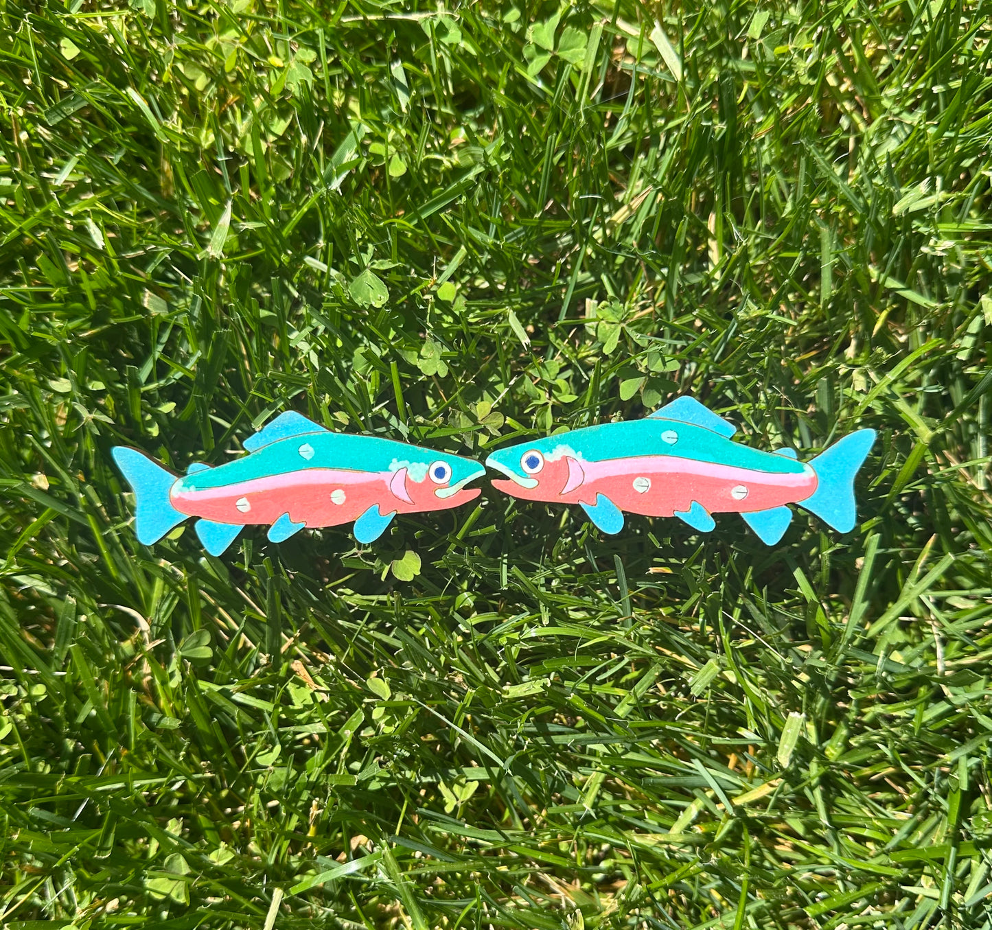 Salmon Hair Clip