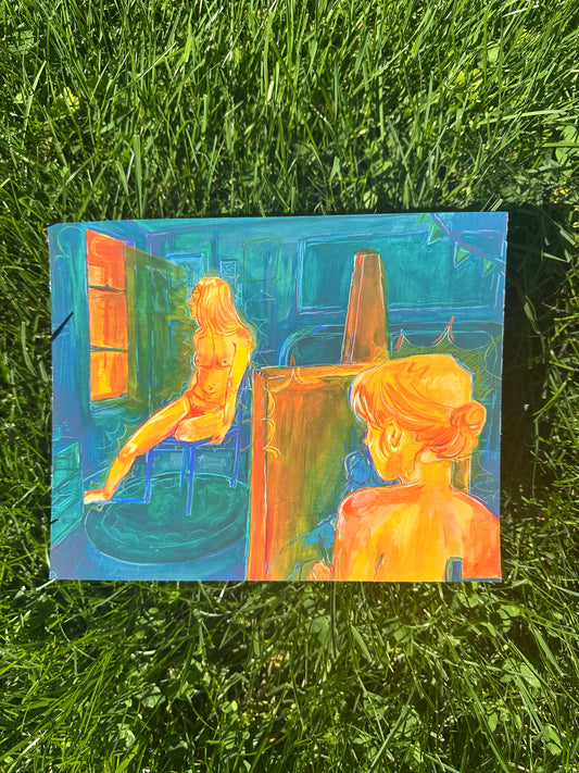 "By the Window" Art Prints