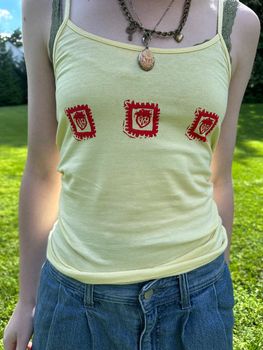 Itty Bitty Strawberry Tank